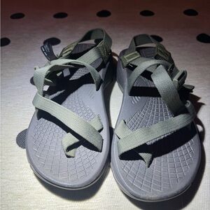 Chaco Kids Olive Green Sandals